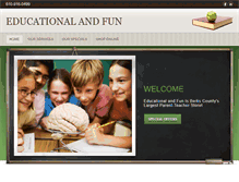 Tablet Screenshot of educationalandfun.com